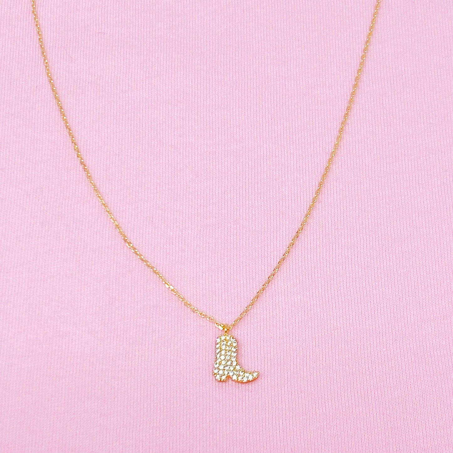 Boot Necklace