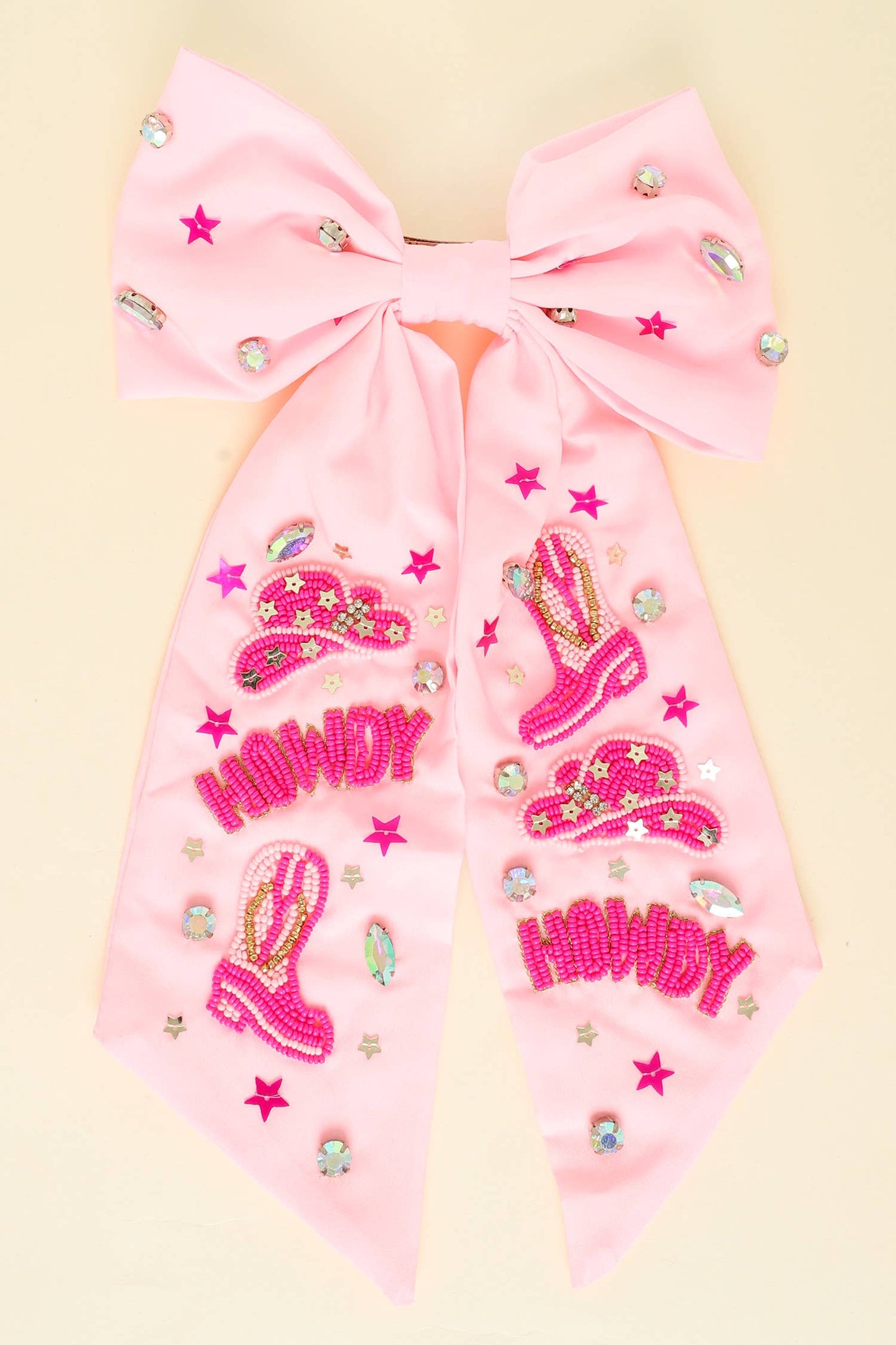 Cowgirly Bow Hair Clip