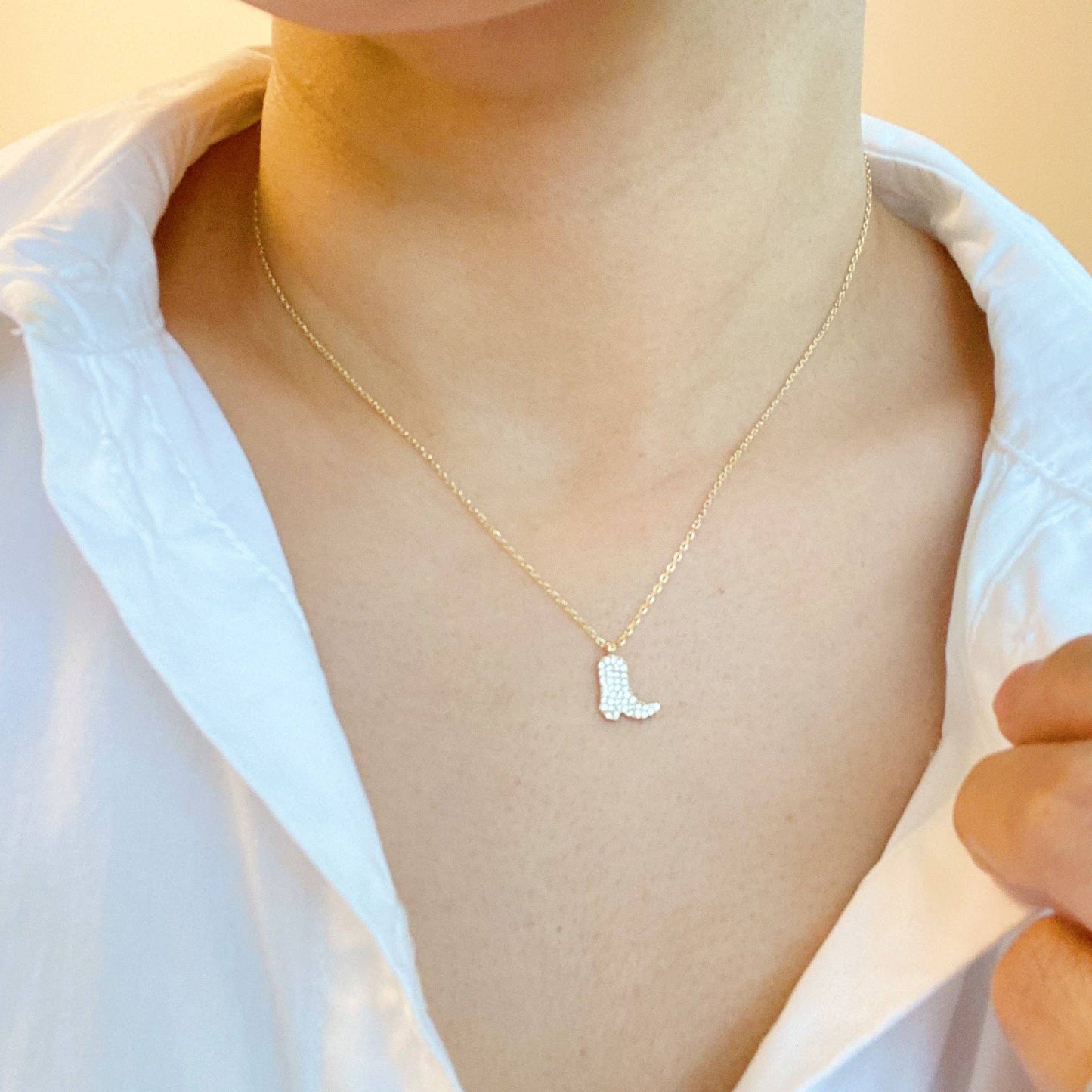 Boot Necklace
