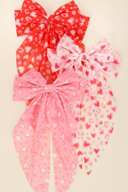 Valentine Cutie Bow Hair Clip