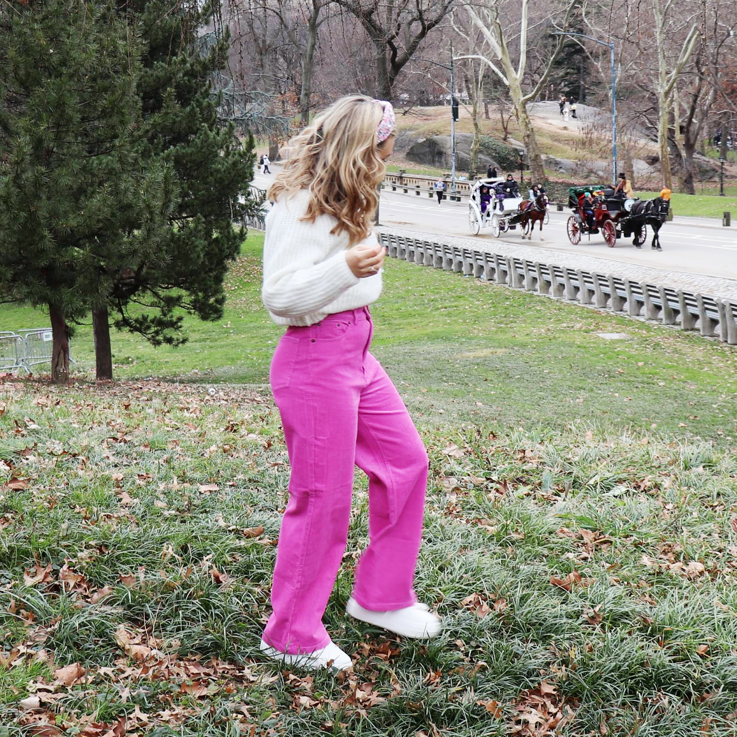 Pink Corduroy Pants