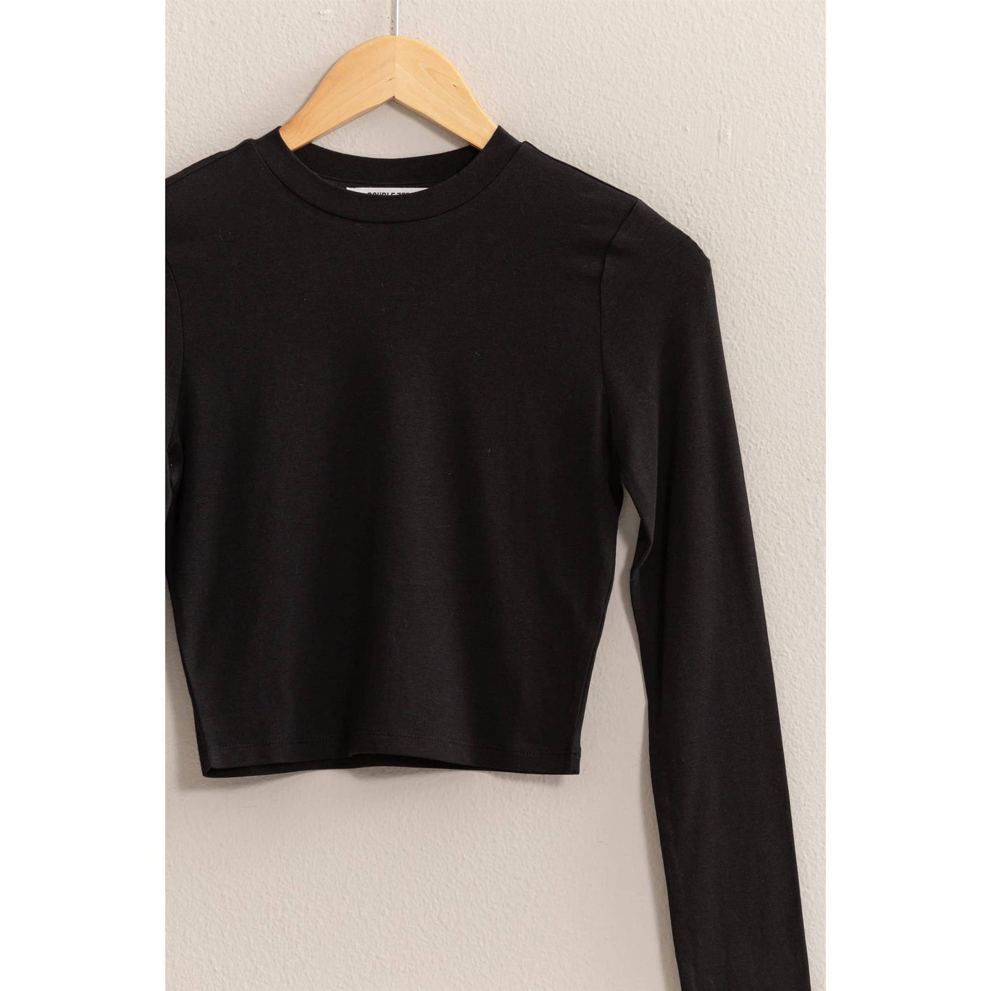 Cropped Long Sleeve Tee