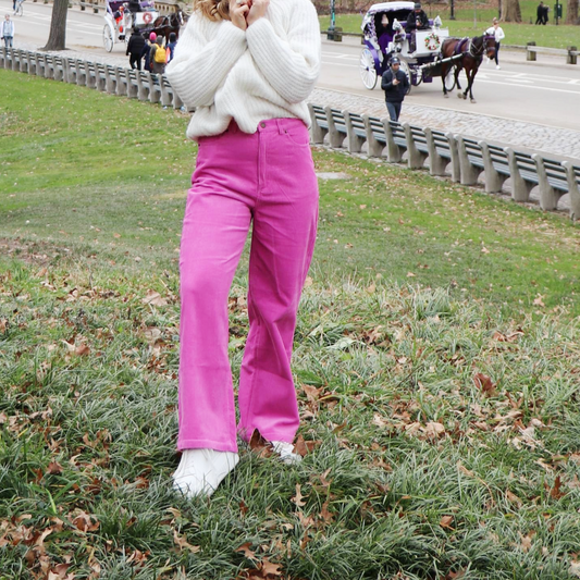 Pink Corduroy Pants