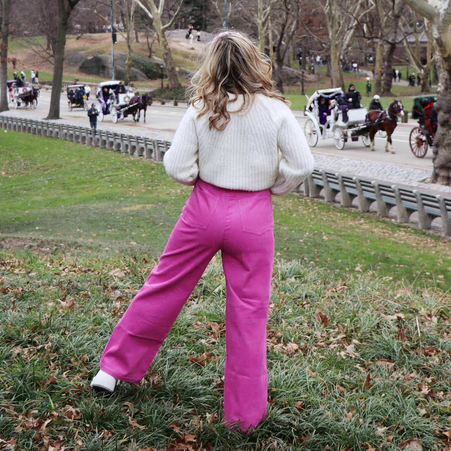 Pink Corduroy Pants